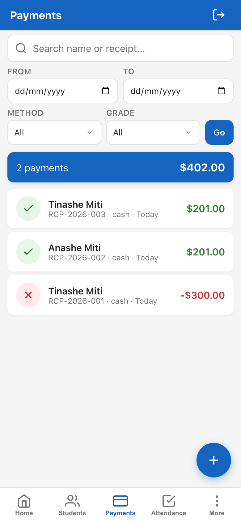 Payments